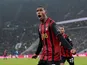 Rayan celebrates after scoring a goal for Bournemouth