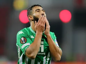 Nabil Fekir in action for Real Betis in November 2021