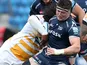 Tom Curry in action for Sale Sharks on September 22, 2018