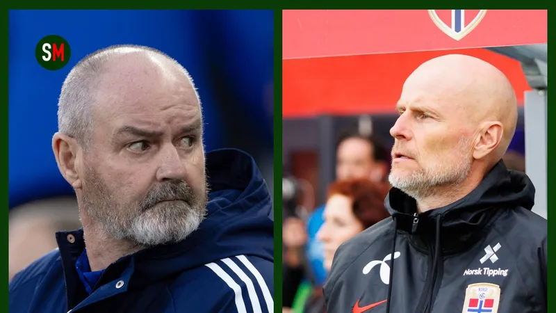 "Unprofessional", "embarrassing": Scotland boss Clarke blasted by Norway counterpart Solbakken