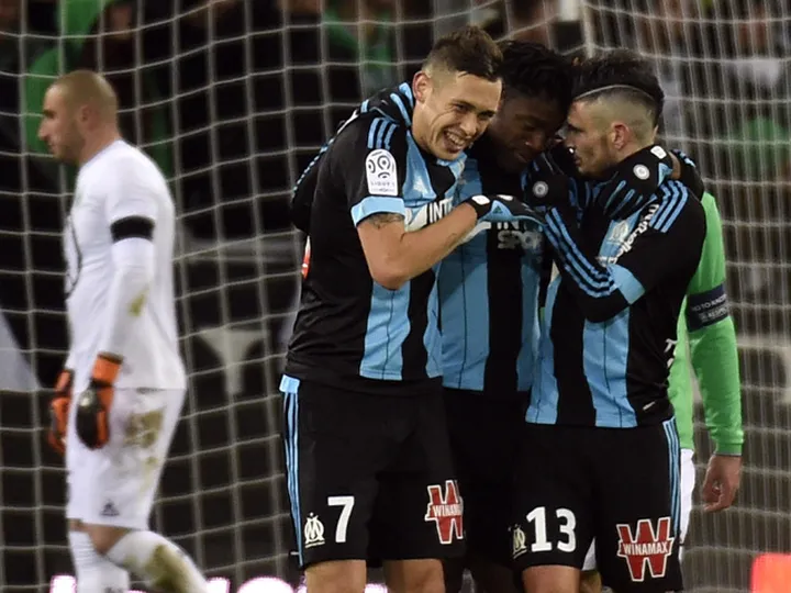 Marseille grab away win at Saint-Etienne