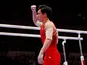 Zhang Boheng pictured in the Men's All-Around Final at the World Artistic Gymnastics Championships on October 22, 2021
