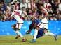 Barcelona's Lamine Yamal is fouled in a La Liga clash with Rayo Vallecano on August 31, 2025