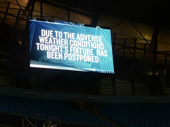 Man City vs. Sunderland called off