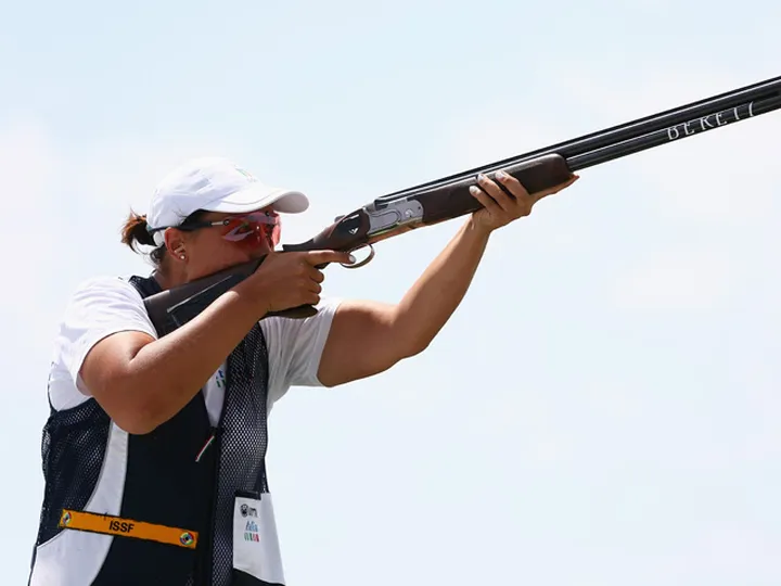 Italian shooter pleased with skeet gold