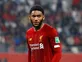 Liverpool's Joe Gomez 'suffers injury during England training session'