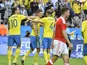 Mikael Lustig of Sweden celebrates after scoring during the international friendly against Wales at Friends Arena on June 5, 2016