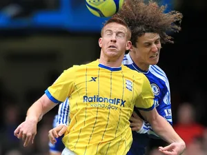 David Luiz and Adam Rooney
