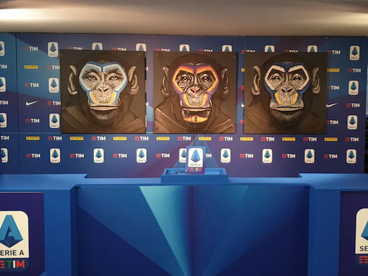 Serie A apologise over "inappropriate" monkey posters