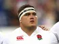 Jamie George of England lines up during the International match between France and England at Stade de France on August 22, 2015 in Paris, France. 