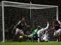 Tottenham Hotspur's Gylfi Sigurdsson scores his side's second goal against West Ham United on February 25, 2013