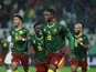 Christian Kofane of Cameroon national team celebrates