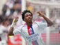 Malick Fofana of Olympique Lyonnais celebrates