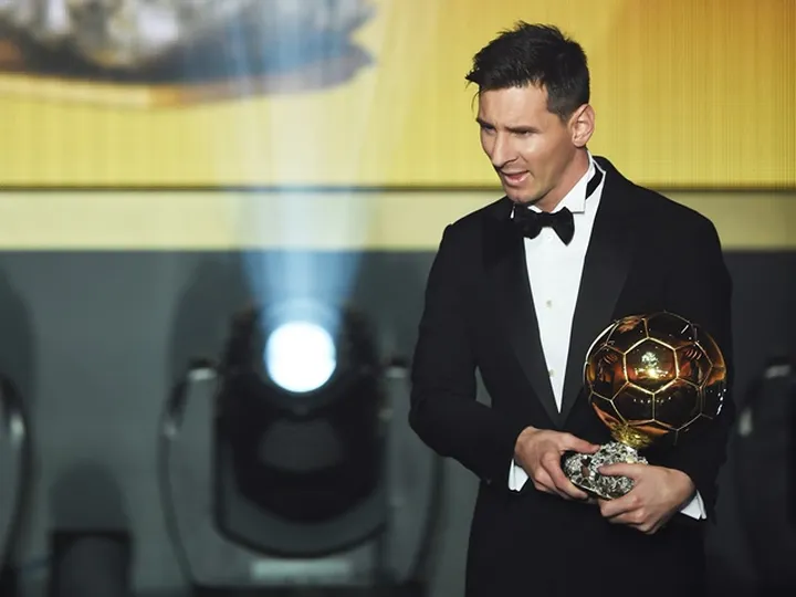 Messi wins 41.33% of Ballon d'Or votes