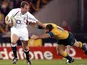 Kyran Bracken in action for England against Australia.