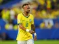 Neymar in action for Brazil