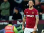 West Ham United's Marko Arnautovic is forced off on December 4, 2018