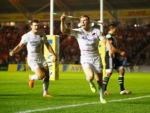 Saracens narrowly beat Clermont