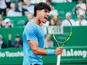 Carlos Alcaraz reacts at the Monte-Carlo Masters on April 9, 2026