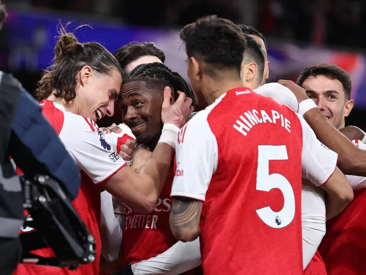 Am-Eze-ing! Arsenal star scores historic hat-trick in North London derby drubbing