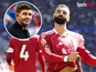 Steven Gerrard/Mohamed Salah composite