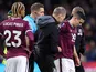 Josh Cullen of Burnley limps off helped by medical staff after he is injured on December 27, 2025