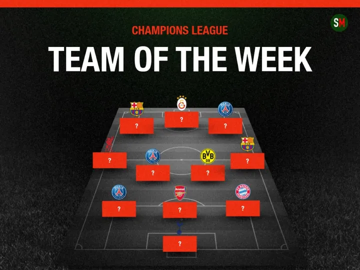 Three from PSG, two from Barcelona: Sports Mole's Champions League Team of the Week
