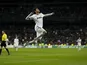 Kaka's Real Madrid celebrates his goal against Ajax on December 4, 2012