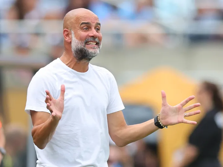 Guardiola claims City squad is "not healthy" as he makes transfer window demand