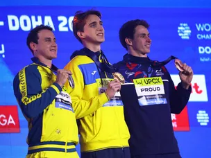 GB's Ben Proud takes bronze medal in 50m freestyle