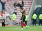 Sunderland's Jermain Defoe reacts after losing to Bournemouth on April 29, 2017