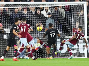 West Ham's poor form continues as Brentford win at London Stadium