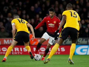 Marcus Rashford's record vs. Wolves