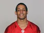 New Dolphins signing Brent Grimes in his Falcons photocall on July 19, 2012
