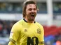 Bradley Dack celebrates scoring for Blackburn Rovers on October 6, 2018