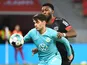 Wolfsburg's Josip Brekalo in action with Bayer Leverkusen's Timothy Fosu-Mensah in January 2021