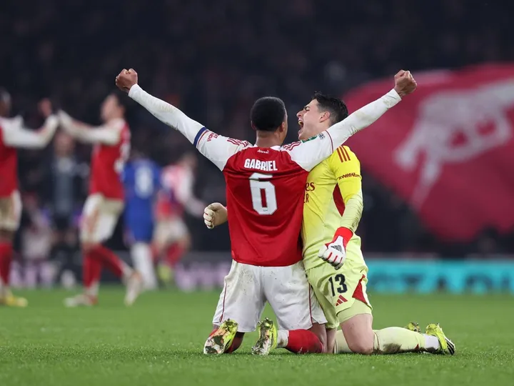 Gunners going to Wembley: Arsenal defeat Chelsea over two legs to book EFL Cup final spot