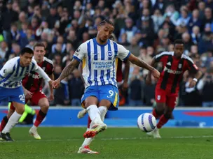 Six in a row: In-form Brighton boost Champions League hopes with late home win