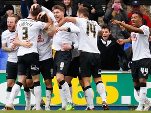 Chris Martin brace edges Derby ahead