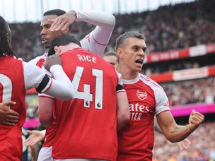 Saka scores milestone goal as Arsenal slay woeful West Ham to go top