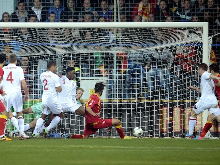 England suffer late blow in Montenegro
