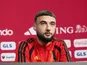 Belgium's Zeno Debast pictured during a press conference