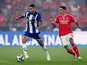 Benfica's Angel Di Maria in action with FC Porto's Alan Varela on September 29, 2023