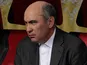 Rubin Kazan boss Kurban Berdyev in the dugout on March 14, 2013