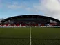 General view of Fleetwood Town's Highbury Stadium from January 2018