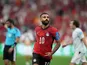 Mohamed Salah celebrates for Egypt