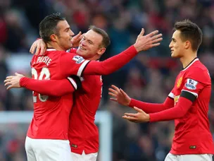 Rooney, Van Persie lead United line