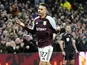Morgan Rogers celebrates after scoring for Aston Villa on December 21, 2025