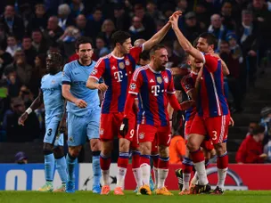 City stunned by 10-man Bayern