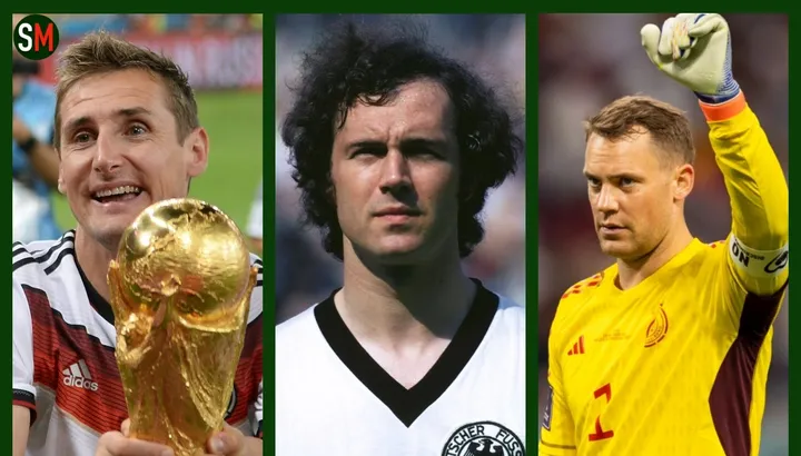 Choose your own Germany World Cup legends XI: Do Neuer, Beckenbauer, Klose make the cut?